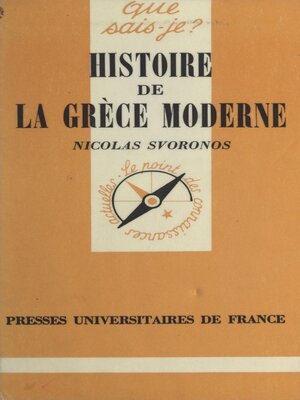 cover image of Histoire de la Grèce moderne